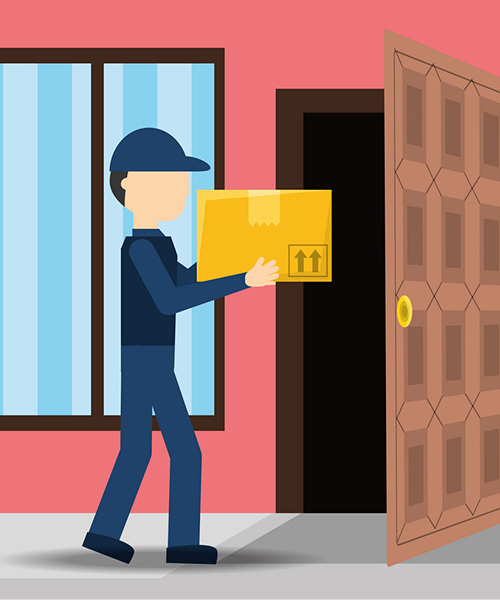 Door to door delivery services in india